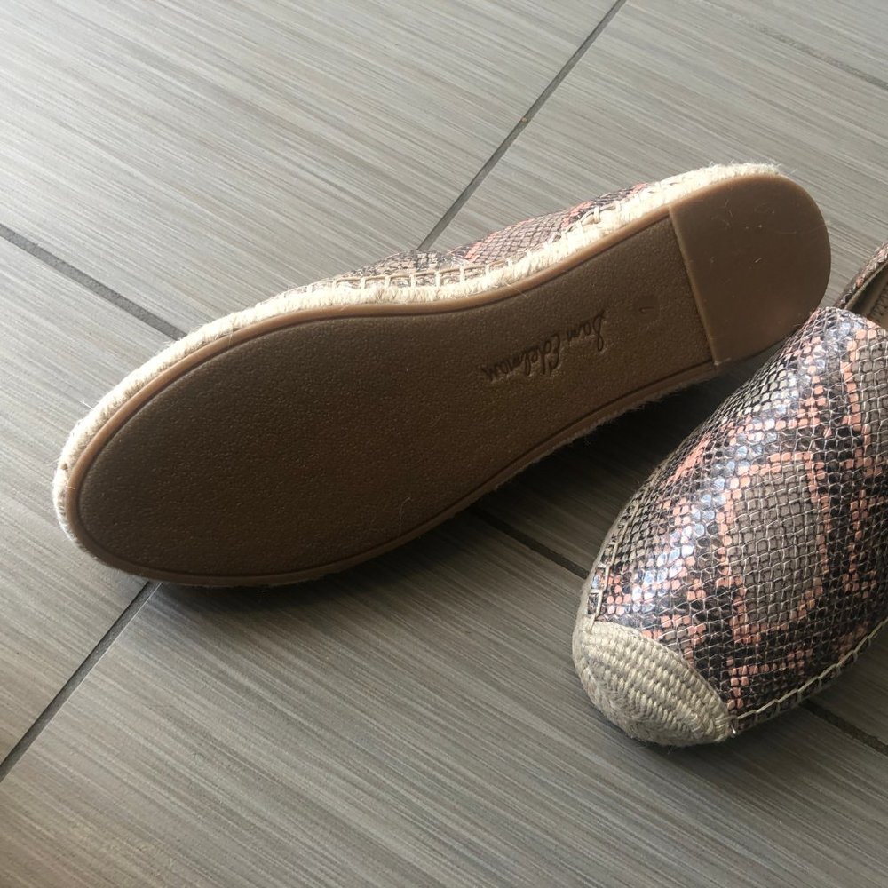 NEW Sam Edelman Khloe Snakeskin Espadrilles Flats - Picture 5 of 7